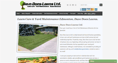 Desktop Screenshot of dave-does-lawns.com